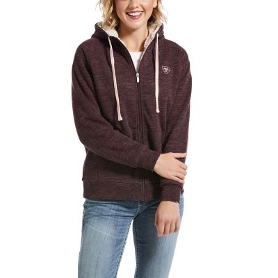 Ariat Fleece Bordo Sweatshirt Bayan (17674-683)